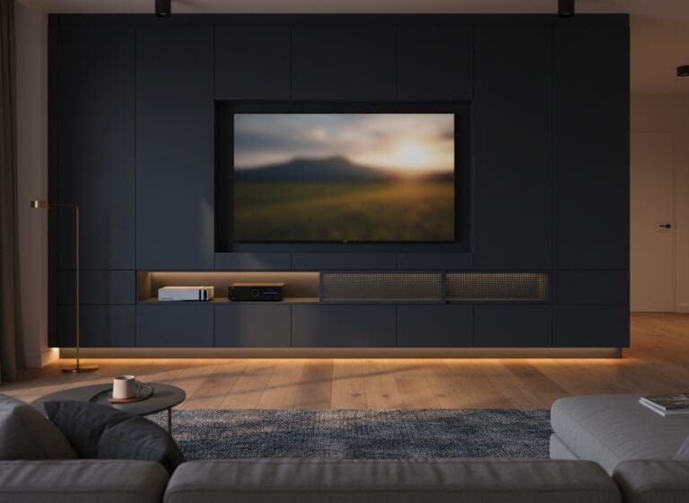 Hiding Game Consoles, Sky Boxes and AV Equipment in a Media Wall